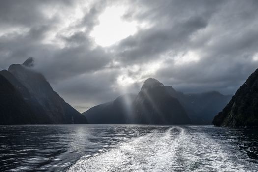 Milford Sound, fiordland national park in New Zealand