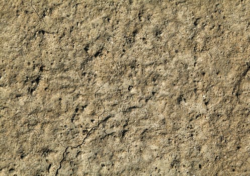 Close-up of dry clay soil for texture or background