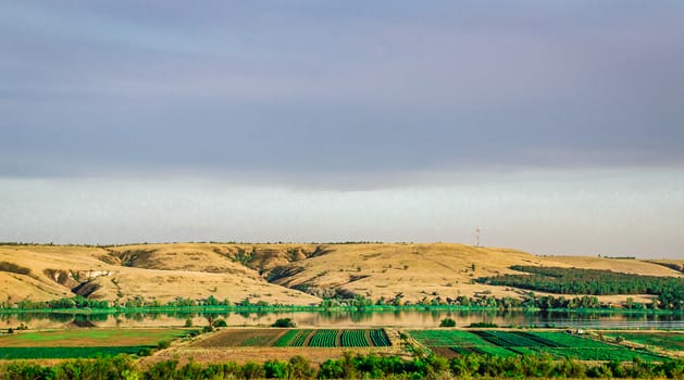 landscape field mountain expanse trip to the South of Russia, Bashkiria, Urals, Ural mountains