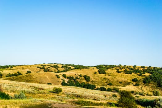 landscape field mountain expanse trip to the South of Russia, Bashkiria, Urals, Ural mountains