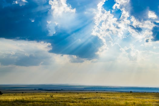 landscape field mountain expanse trip to the South of Russia, Bashkiria, Urals, Ural mountains