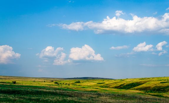 landscape field mountain expanse trip to the South of Russia, Bashkiria, Urals, Ural mountains