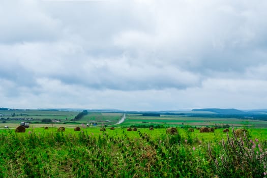 landscape field mountain expanse trip to the South of Russia, Bashkiria, Urals, Ural mountains