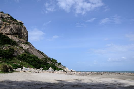 Hua-Hin beach, Prachuapkhirikhan Sout of Thailand.