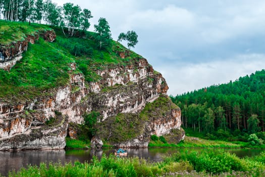 landscape field mountain expanse trip to the South of Russia, Bashkiria, Urals, Ural mountains