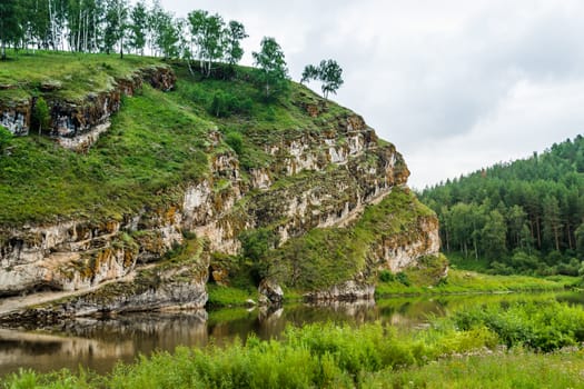 landscape field mountain expanse trip to the South of Russia, Bashkiria, Urals, Ural mountains