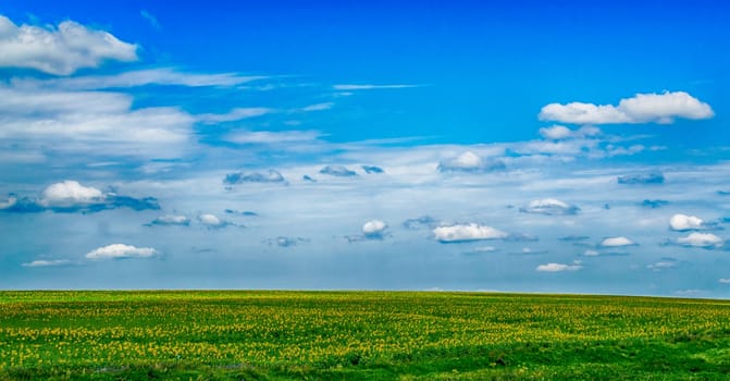 landscape field mountain expanse trip to the South of Russia, Bashkiria, Urals, Ural mountains