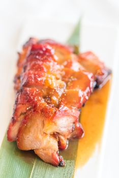 Chinese style BBQ Pork - Grilled Chinese groumet cuisine