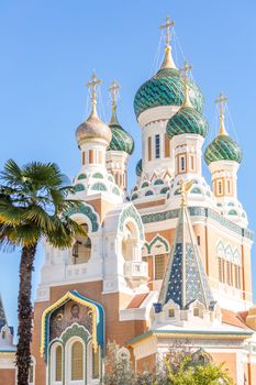 Orthodoxy church in Nice Riviera, Cote d'Azur, France