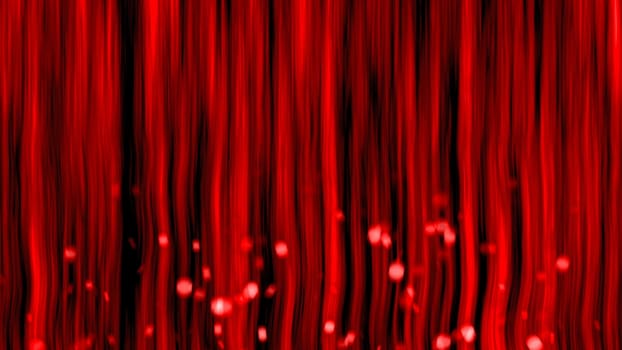 Abstract background with vertical lines and particles. 3d rendering