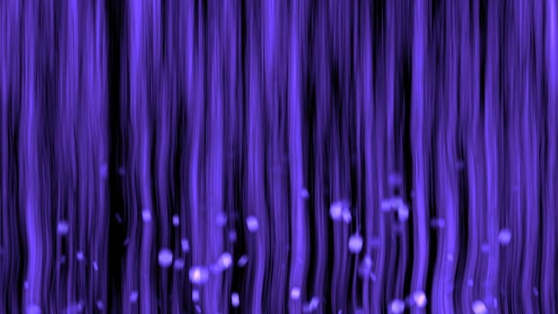 Abstract background with vertical lines and particles. 3d rendering
