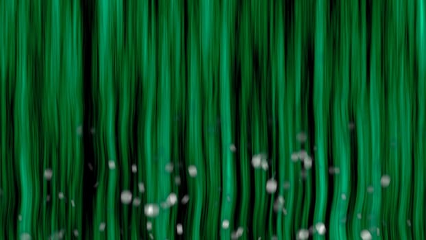 Abstract background with vertical lines and particles. 3d rendering