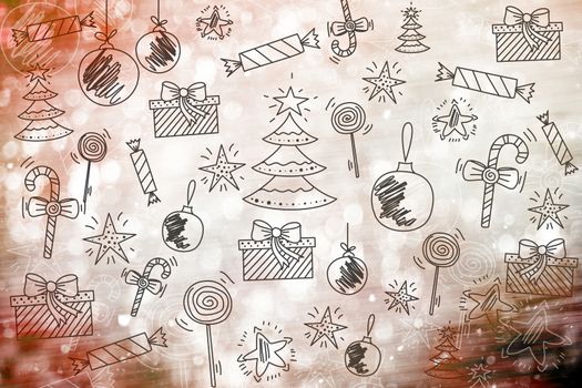 Merry Christmas wallpaper, pattern, background happy new year, toys