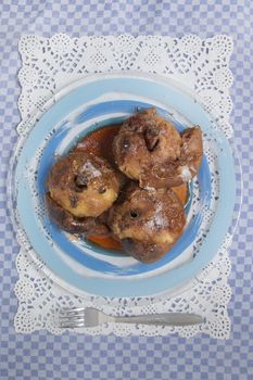 Oven baked apples with cinnamon, sugar honey and red wine.