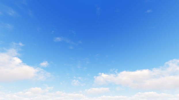 Cloudy blue sky abstract background, blue sky background with tiny clouds, 3d illustration