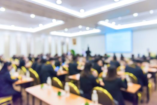 Blur of business Conference and Presentation in the conference hall.