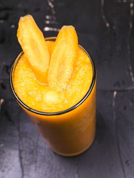 Fresh juice from carrots