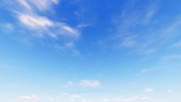 Cloudy blue sky abstract background, blue sky background with tiny clouds, 3d illustration