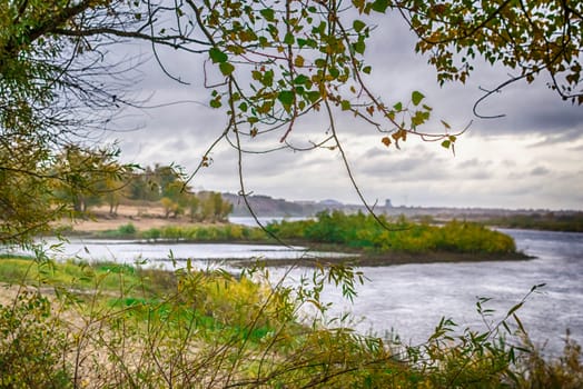 Cloudy autumn weather in russia the nature of the forest Kingdom