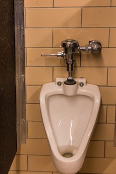 Urinal in the old station of one of the cities