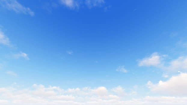 Cloudy blue sky abstract background, blue sky background with tiny clouds, 3d illustration