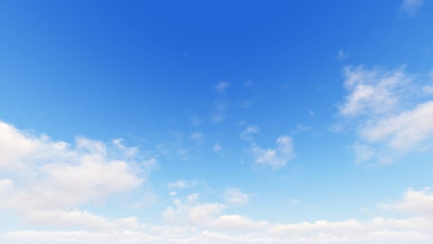 Cloudy blue sky abstract background, blue sky background with tiny clouds, 3d illustration