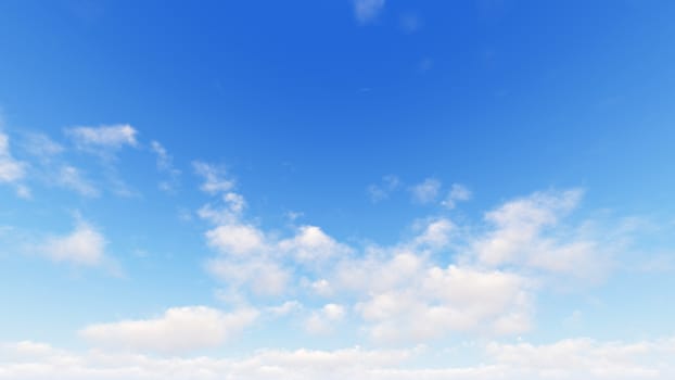 Cloudy blue sky abstract background, blue sky background with tiny clouds, 3d illustration