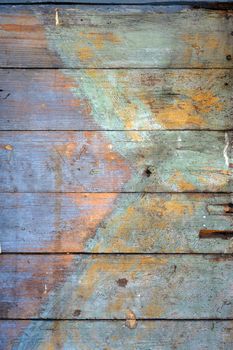 Old multicolor wood board background texture