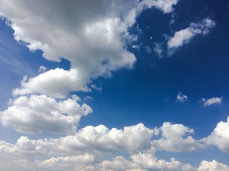 Beautiful blue sky with clouds background.Sky clouds.Sky with clouds weather nature cloud blue