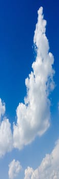 Beautiful blue sky with clouds background. Sky clouds. Sky with clouds weather nature cloud blue