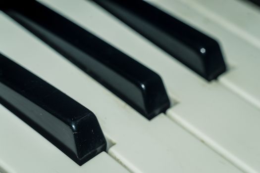 piano keys close-up macro photos of musical instruments
