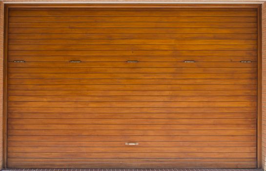 Wooden Garage Door. Texture for your design