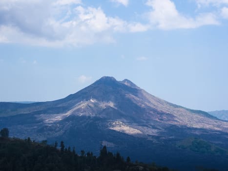 Bali volcano, Agung mountain from Kintamani in Bali, Indonesia