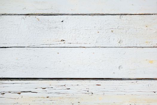 Old wood board painted white background texture