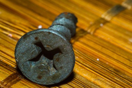 bolts and screws macro photo close-up tools construction