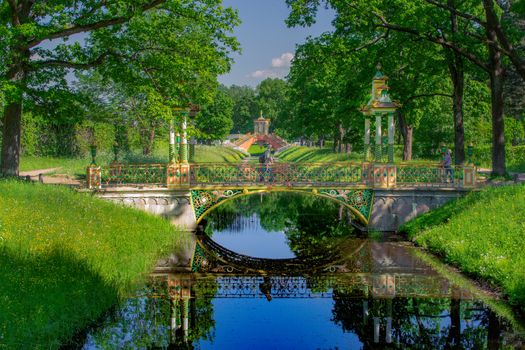 Chinese architecture in Russia Park of Saint-Petersburg