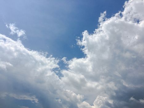 Beautiful blue sky with clouds background.Sky clouds.Sky with clouds weather nature cloud blue