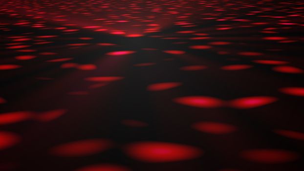 Abstract background with disco floor. 3d rendering