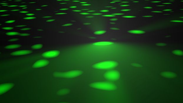 Abstract background with disco floor. 3d rendering