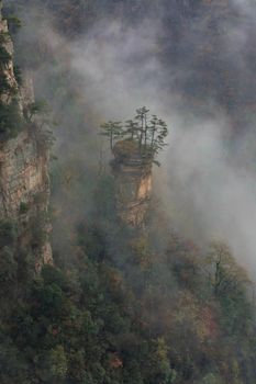 The Son of Heaven Mountain Tianzishan in China Hunan Province