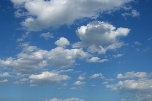 Blue sky with clouds background, sky with clouds