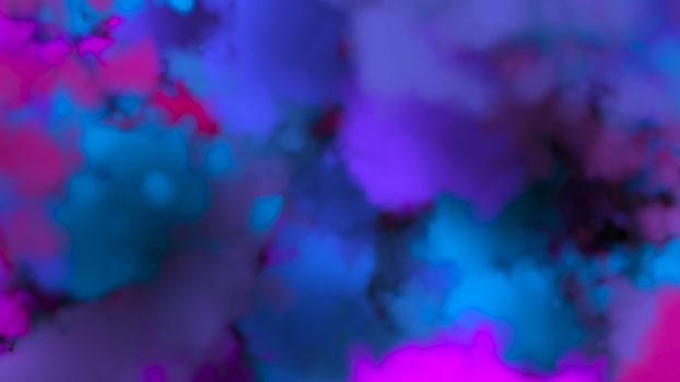 Abstract background with colorful smoke. 3d rendering