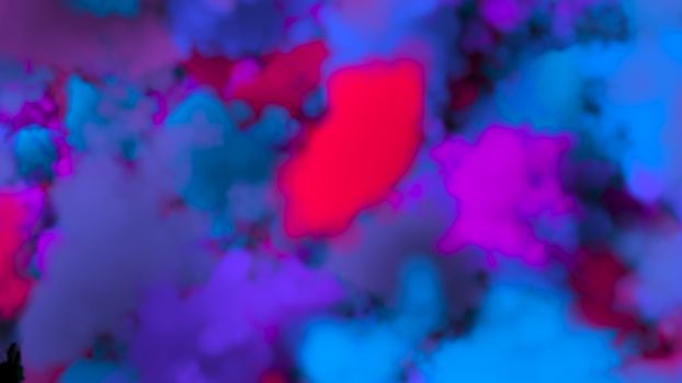 Abstract background with colorful smoke. 3d rendering