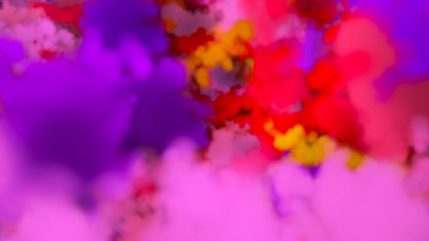 Abstract background with colorful smoke. 3d rendering