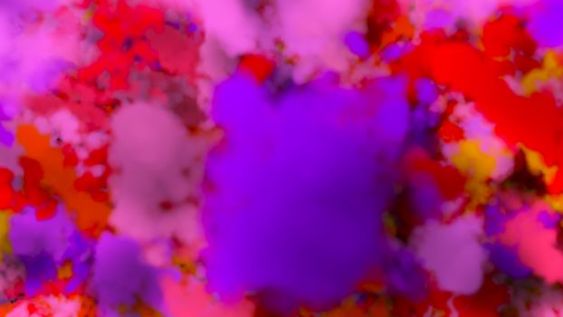 Abstract background with colorful smoke. 3d rendering