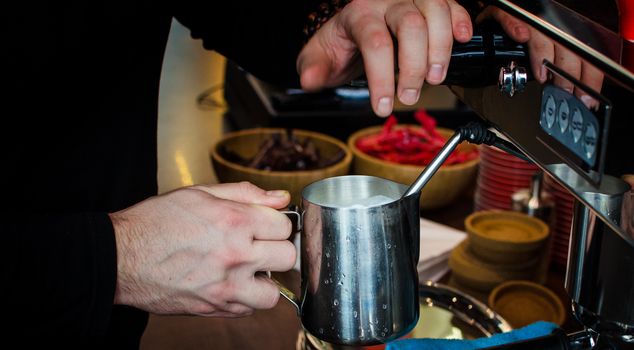 Barista Coffee Brewing Grind Professional Concept