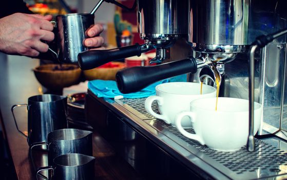 Barista Coffee Brewing Grind Professional Concept