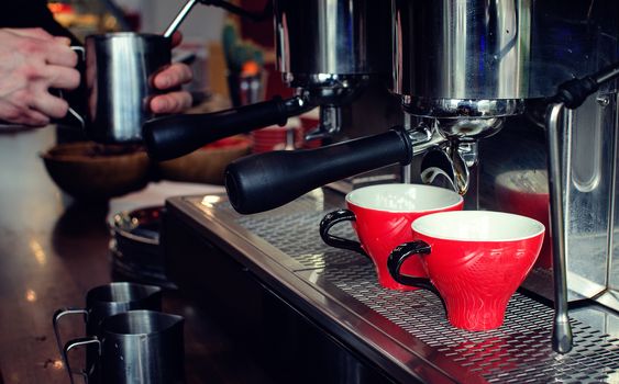 Barista Coffee Brewing Grind Professional Concept
