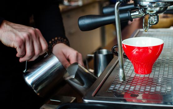 Barista Coffee Brewing Grind Professional Concept