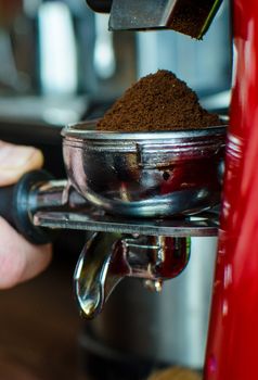 Barista Coffee Brewing Grind Professional Concept